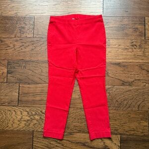 Michael Kors Red Ankle Pants